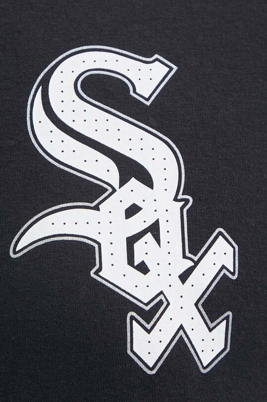 Βαμβακερό μπλουζάκι Nike Chicago White Sox N199.00A.RX.0U5 μαύρο