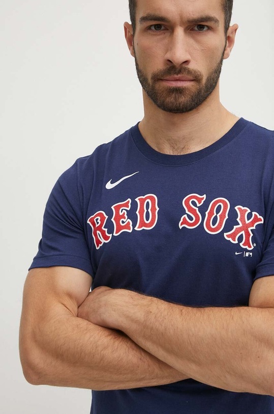 Nike tricou din bumbac Boston Red Sox bleumarin N199.44B.BQ.0U5