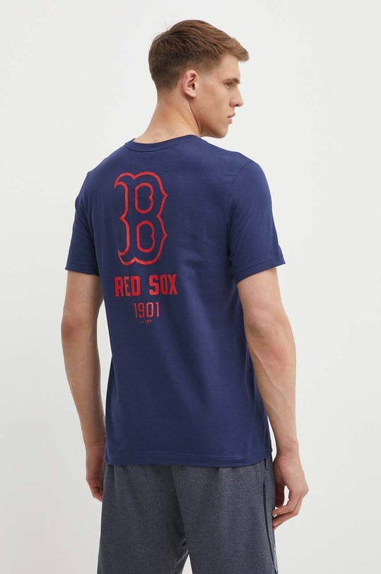 Nike tricou din bumbac Boston Red Sox bleumarin N199.44B.BQ.LVQ