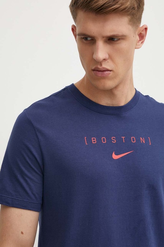Nike tricou din bumbac Boston Red Sox N199.44B.BQ.LVQ bleumarin
