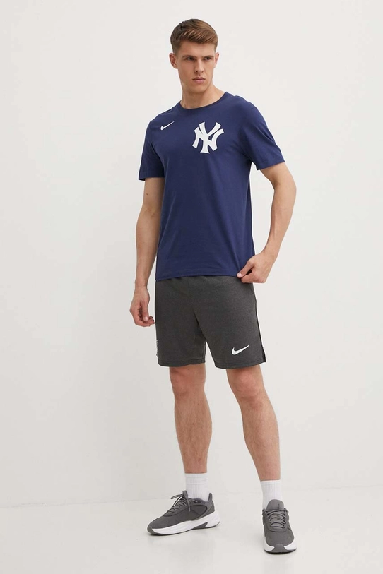 Nike tricou New York Yankees N199.44B.NK.0U5 bleumarin SS24