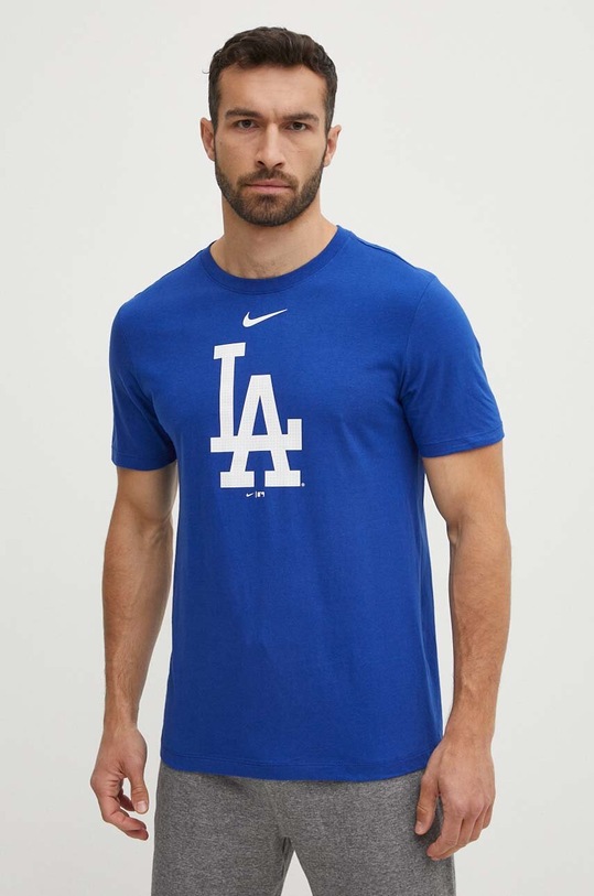 Nike tricou din bumbac Los Angeles Dodgers albastru N199.4EW.LD.CJP