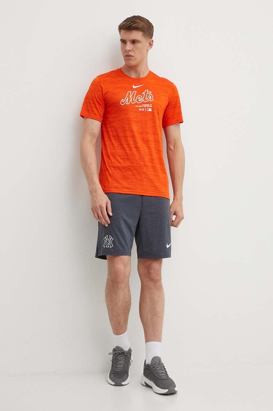 Nike tricou New York Mets NKM5.89L.NME.J37 portocaliu SS24