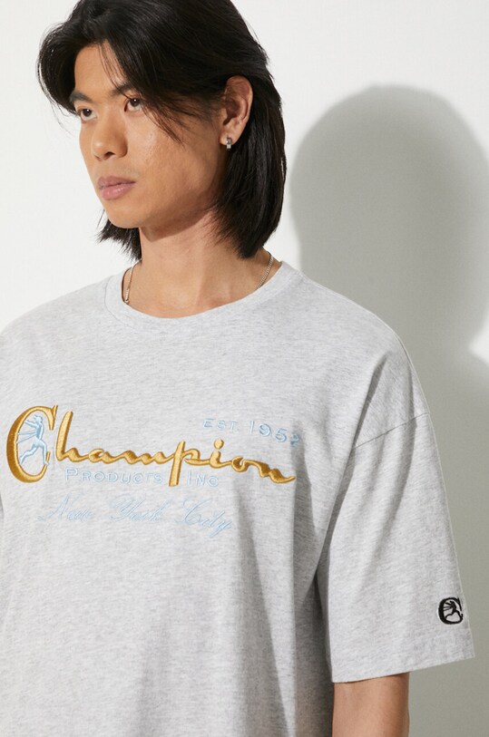 Champion cotton t-shirt 219998 gray