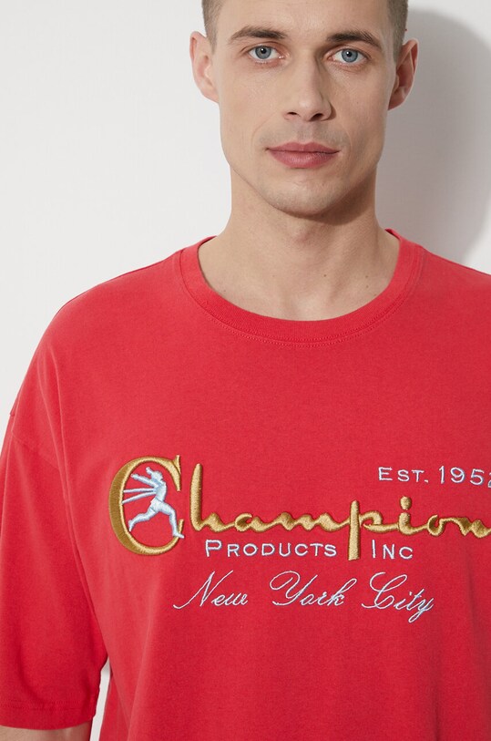 Champion tricou din bumbac 219998 rosu