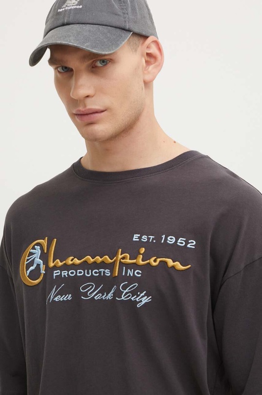 Champion tricou din bumbac gri 219998