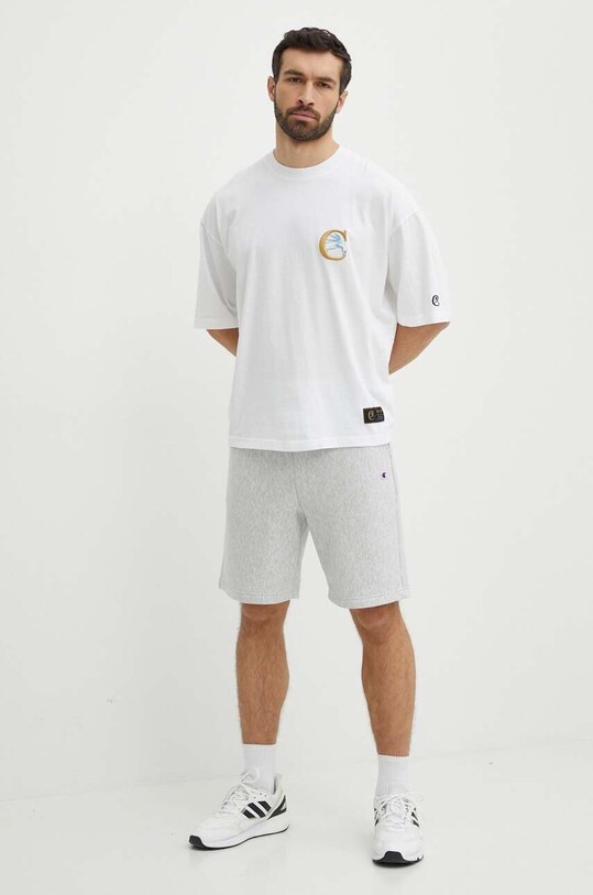 Champion tricou din bumbac 219999 alb SS24