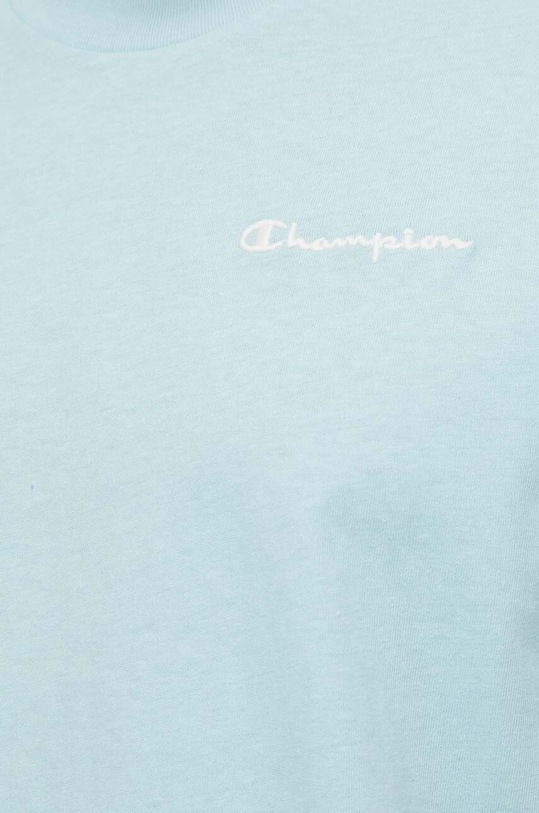 Champion t-shirt bawełniany 219787 niebieski