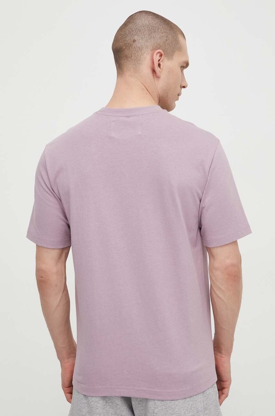 Odzież Champion t-shirt bawełniany 219787 fioletowy