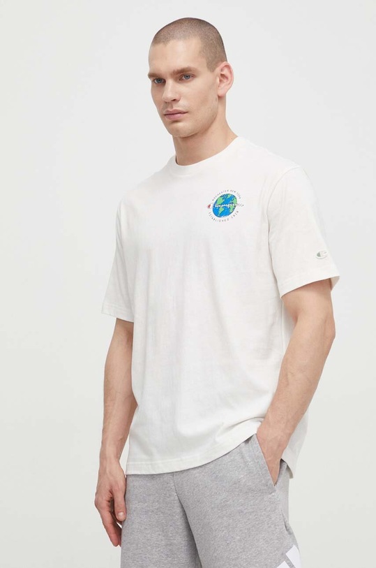 Oblečení Bavlněné tričko Champion 219788 béžová