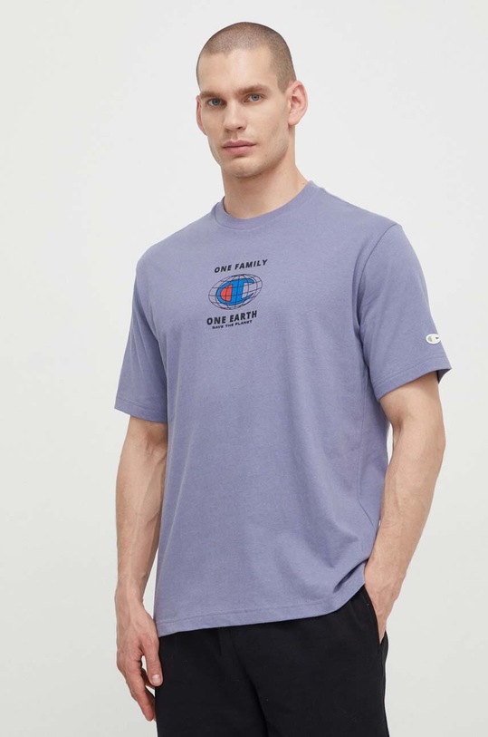 Oblečení Bavlněné tričko Champion 219788 fialová