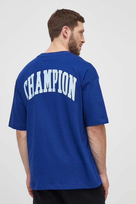 Champion tricou din bumbac albastru 219855