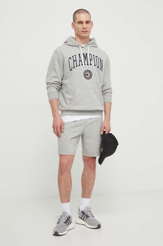 Champion tricou din bumbac 219856 alb SS24