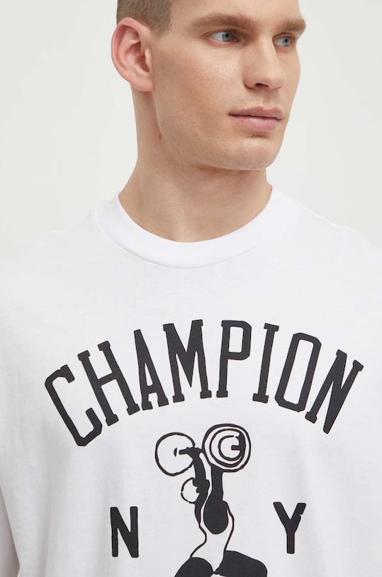 Champion tricou din bumbac alb 219856