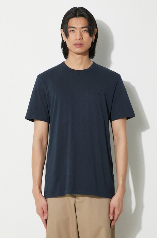 Woolrich tricou din bumbac Sheep Tee bleumarin CFWOTE0093MRUT2926