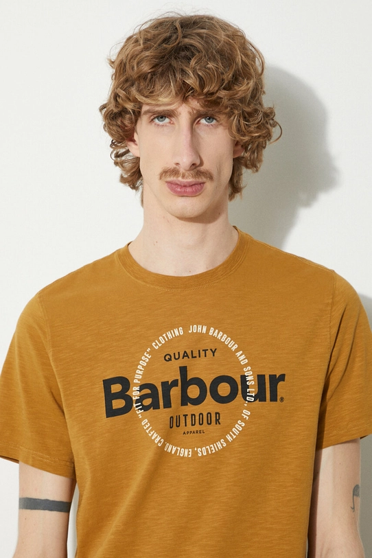 Barbour t-shirt Bidwell Tee MTS1268 żółty