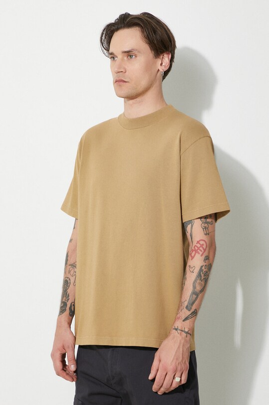 Бавовняна футболка 424 Alias T-Shirt бежевий FF4SMH01AP.JE341.706