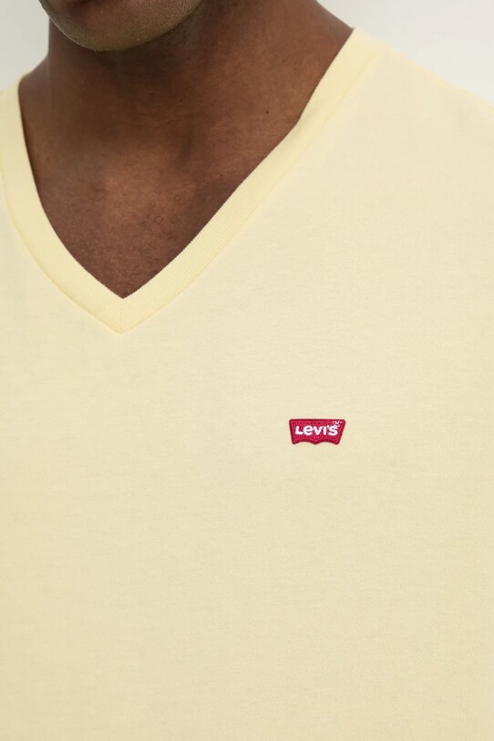 Levi's tricou din bumbac 85641 galben