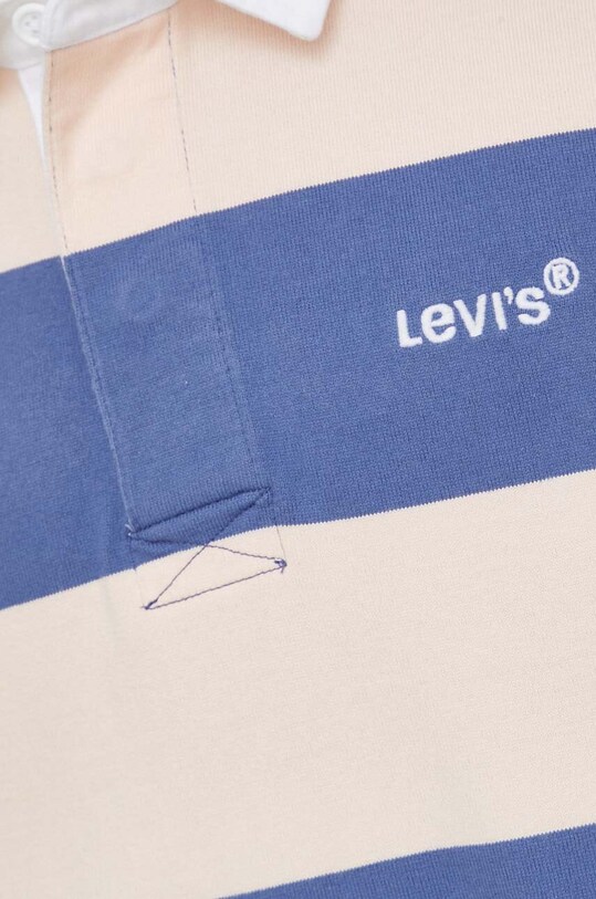 Bavlnené polo tričko Levi's A5798 ružová