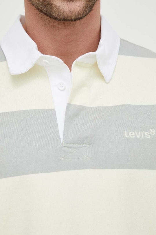 Levi's polo bawełniane A5798 żółty