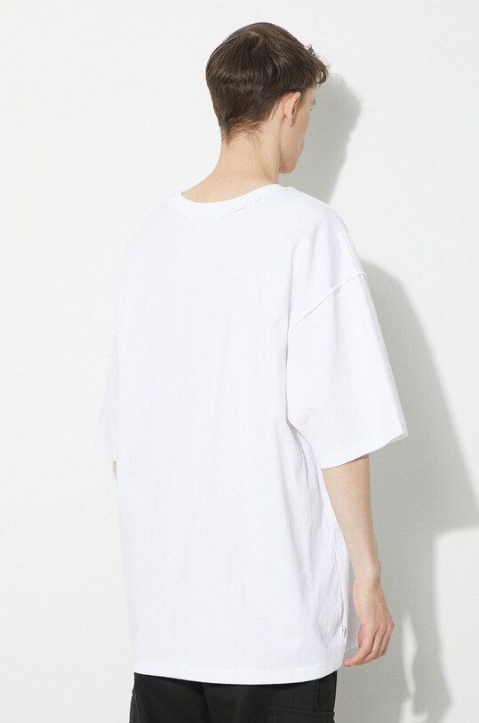 Vans tricou din bumbac Premium Standards SS T-Shirt LX VN000GBYWHT1 alb SS24