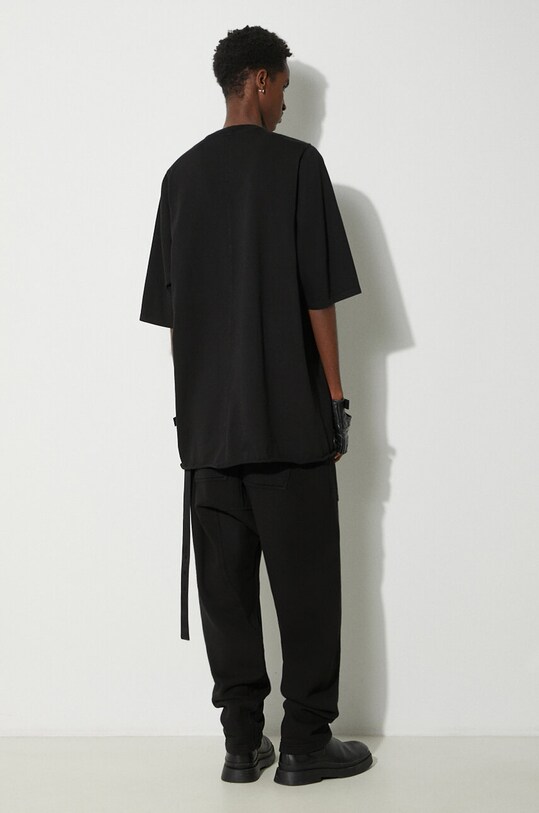 Одежда Хлопковая футболка Rick Owens Jumbo T-Shirt DU01D1274.RIG.09 чёрный