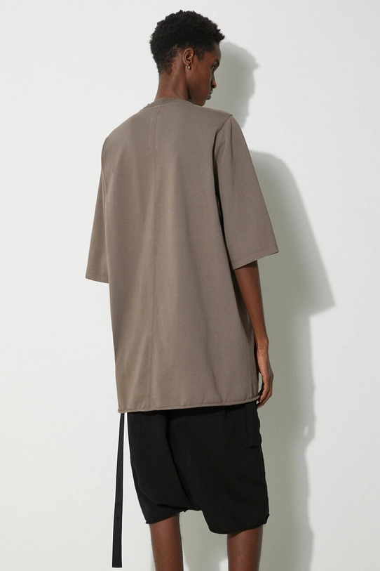 Rick Owens cotton t-shirt Jumbo T-Shirt DU01D1274.RIG.34 brown SS24