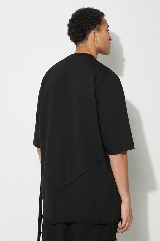 Одяг Бавовняна футболка Rick Owens Jumbo T-Shirt DU01D1274.RIGET1.09 чорний
