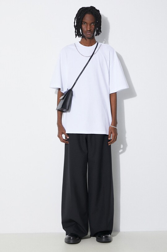 AMBUSH cotton t-shirt Ballchain BMAA001S24JER0010101 white SS24