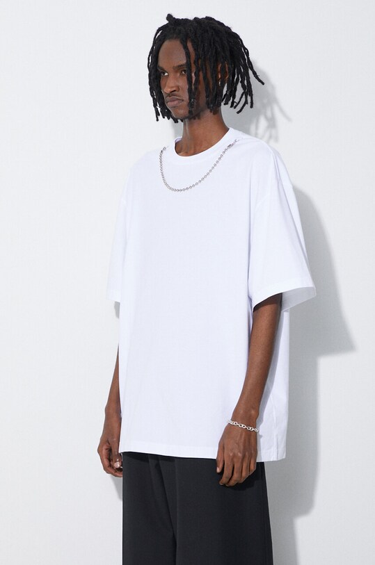 AMBUSH cotton t-shirt Ballchain white BMAA001S24JER0010101