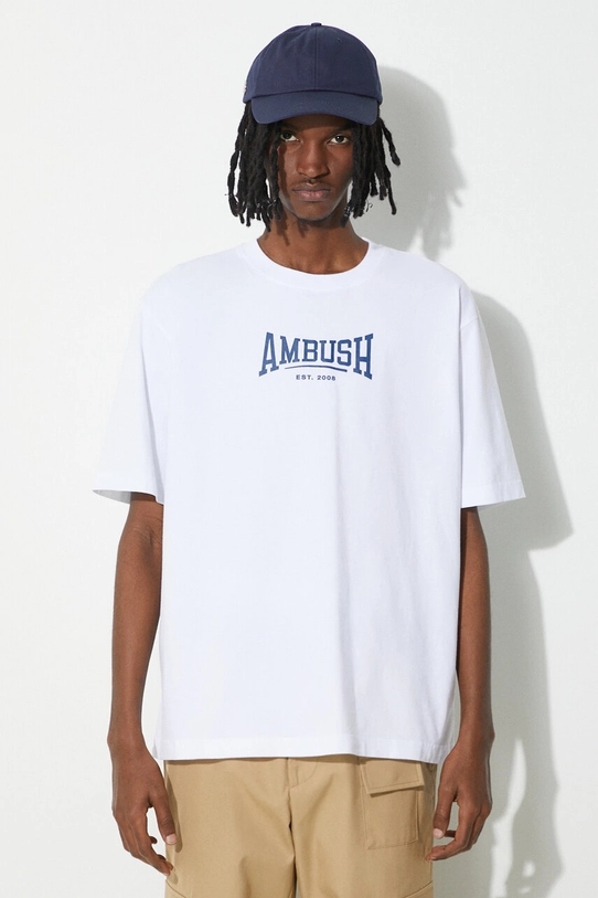 AMBUSH t-shirt in cotone Graphic regolare bianco BMAA006S24JER0010145