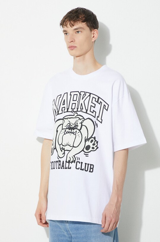 Хлопковая футболка Market Offensive Line Uv T-Shirt белый 399001776