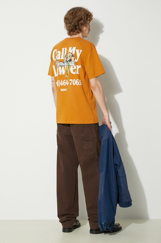 Market cotton t-shirt Better Call Bear T-Shirt 399001784 orange SS24
