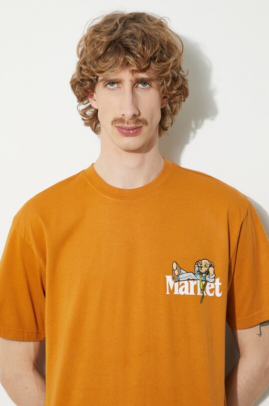 Бавовняна футболка Market Better Call Bear T-Shirt 399001784 помаранчевий