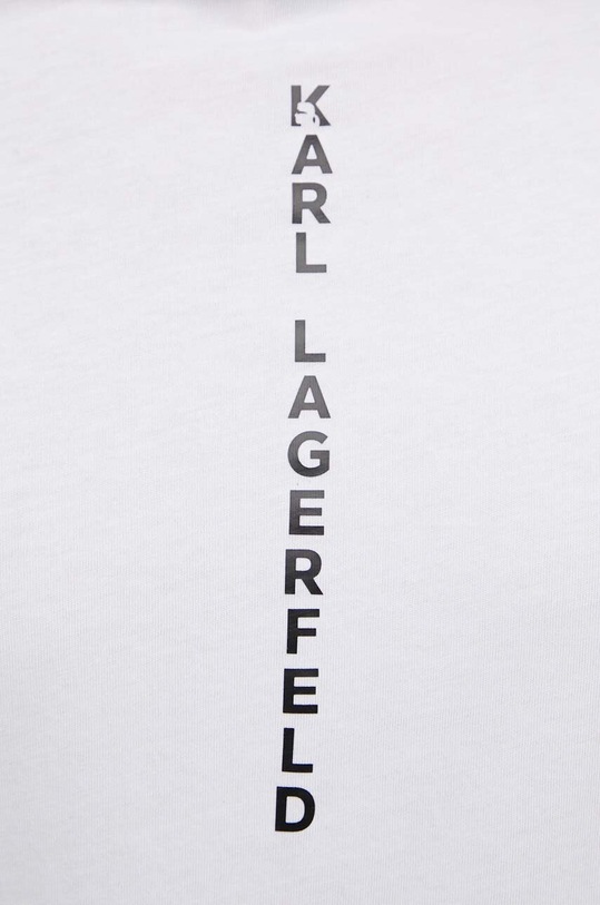 Bavlněné tričko Karl Lagerfeld 532224.755034 bílá