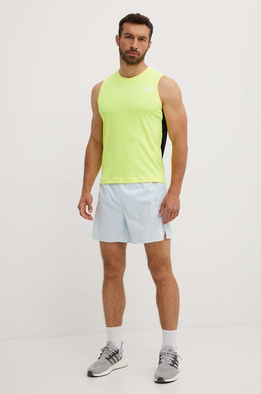 Športna kratka majica The North Face Lightbright NF0A825PROH1 rumena SS24