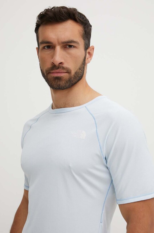 The North Face t-shirt sportowy Summer LT regular niebieski NF0A85YUZ9I1