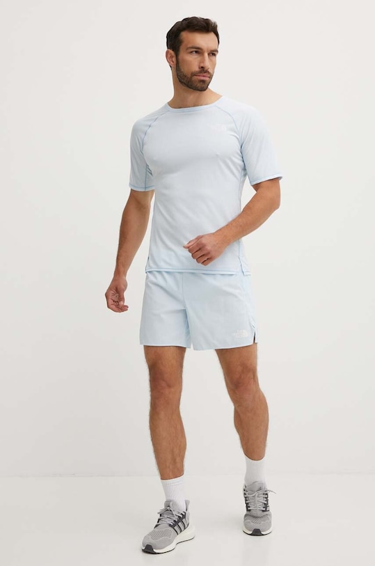 The North Face tricou sport Summer LT NF0A85YUZ9I1 albastru SS24