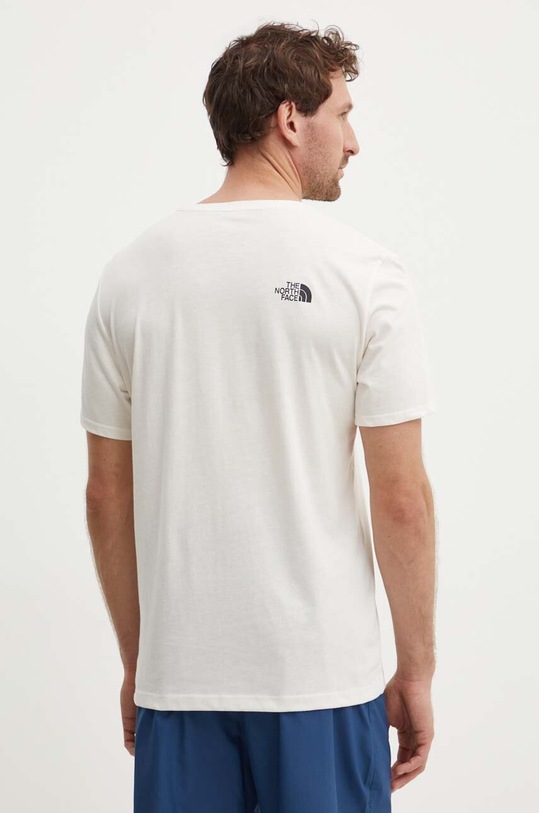 Ρούχα Αθλητικό μπλουζάκι The North Face Foundation Coordinates NF0A882ZV3L1 μπεζ