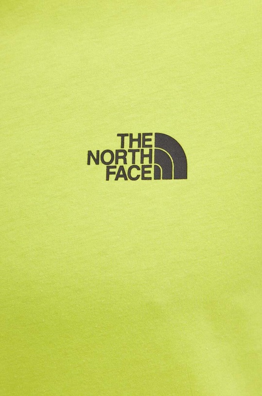 The North Face t-shirt bawełniany NF0A8799RIQ1 zielony