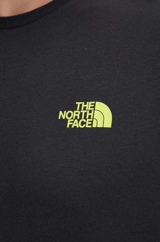 Βαμβακερό μπλουζάκι The North Face NF0A8799JK31 μαύρο