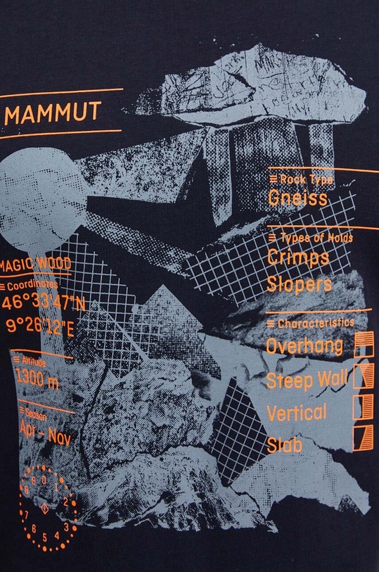 Mammut t-shirt Massone 1017.05191 czarny