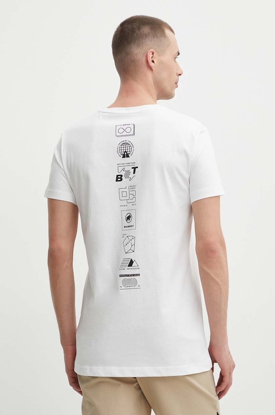 Tričko Mammut Massone potisk bílá 1017.05202