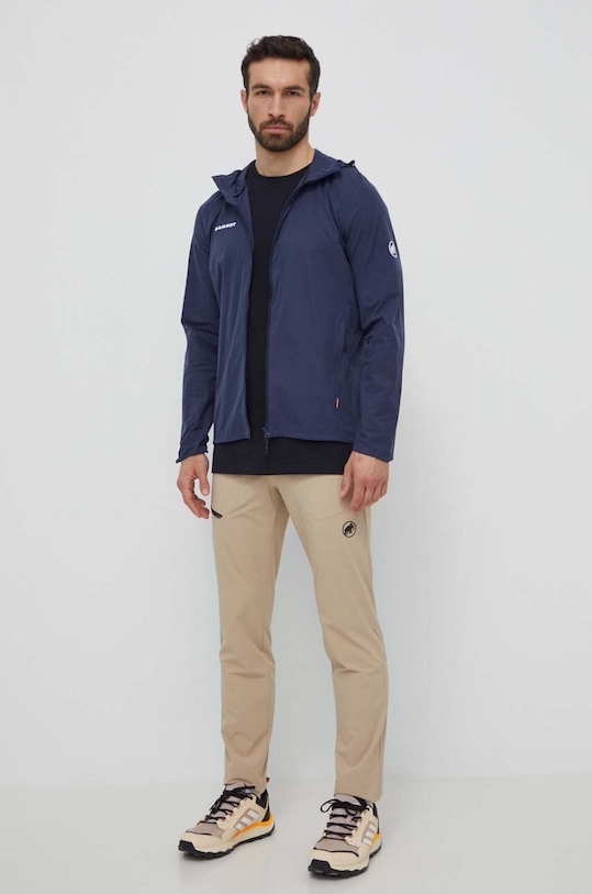 Ρούχα Μπλουζάκι Mammut Massone 1017.05212 σκούρο μπλε