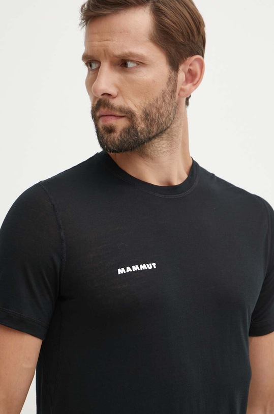 Sportovní triko Mammut Tree Wool černá 1017.06660