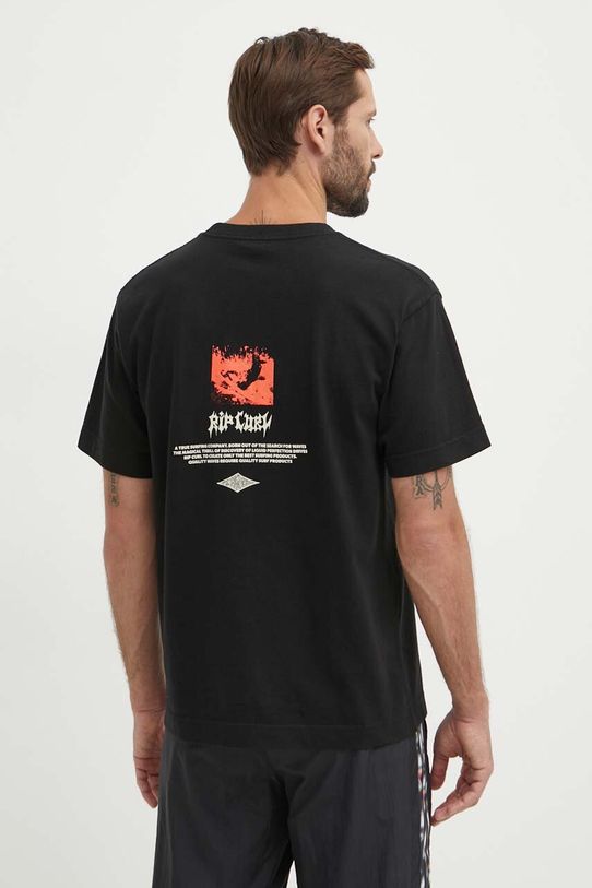 Oblečenie Bavlnené tričko Rip Curl 0EYMTE čierna