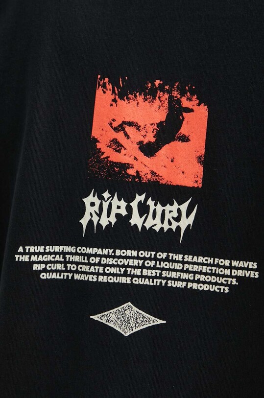 Rip Curl tricou din bumbac 0EYMTE negru