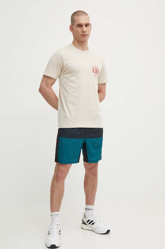 Rip Curl tricou din bumbac 0FKMTE bej SS24