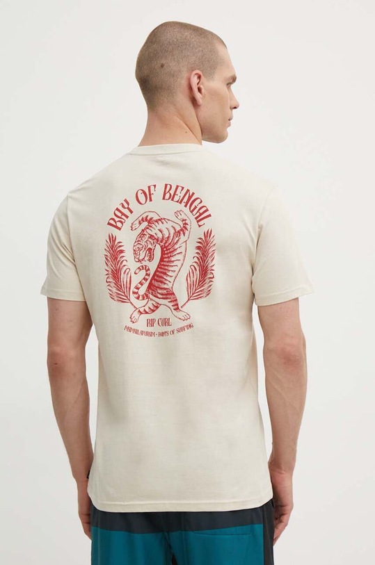 Rip Curl tricou din bumbac bej 0FKMTE