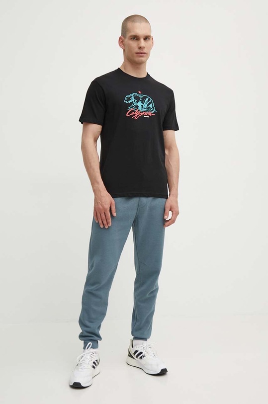 Rip Curl t-shirt bawełniany 0FKMTE czarny SS24